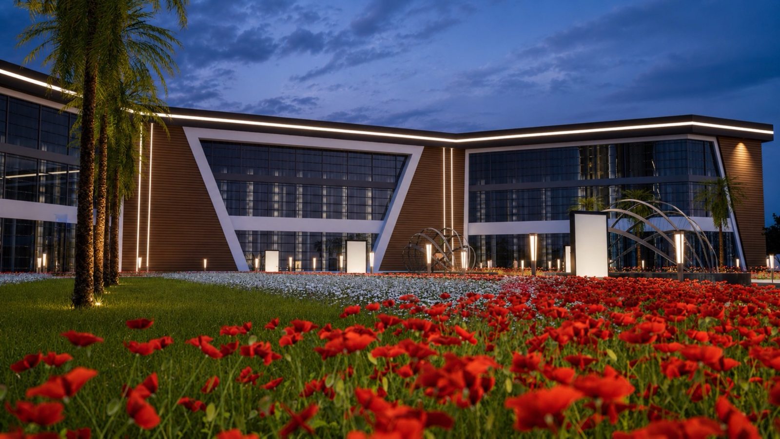 A projekt teljes területe 54 000 m²