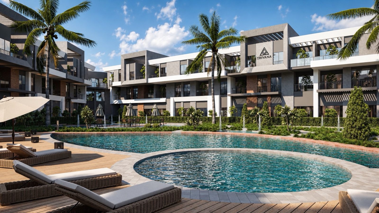 A projekt teljes területe 10 000 m²